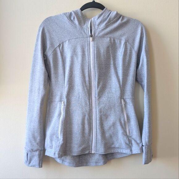 Senita Athletic Cora Full Zip Jacket Gray Size Small - Picture 3 of 8